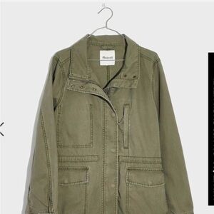 Women's Madewell Olive Green Utility Jacket